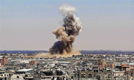 El ejército sionista masacra la población de Gaza